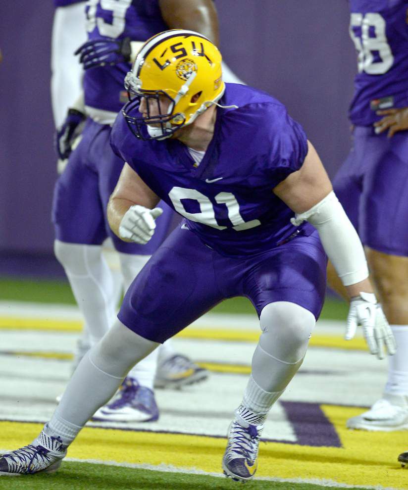 ‘All what you make of it’: LSU swaps Davon Godchaux, Christian LaCouture as part of continuing tinkering with new 3-4 defense _lowres